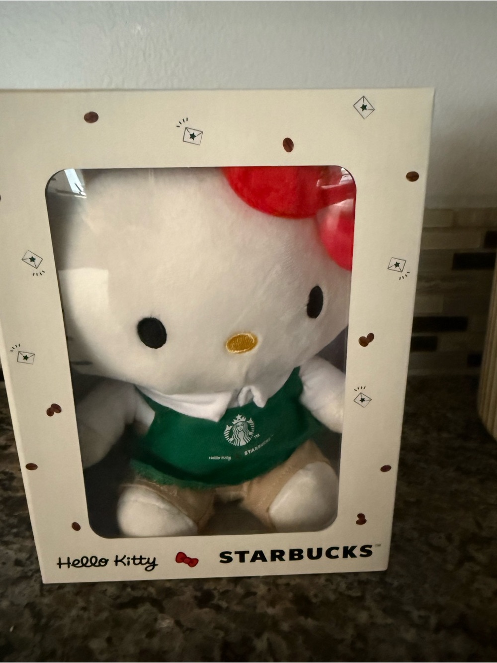 New in Box Limited Starbucks Coffee Hello Kitty Plush